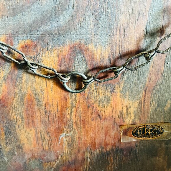 Vintage Art Repurposed Coal Box Brass Gallery Wall 15x10 Cottagecore Colonial - Picture 9 of 11